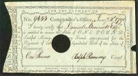 1791 Connecticut 1p Interest Note VF/XF